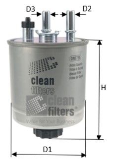 CLEAN FILTERS Топливный фильтр DN2725